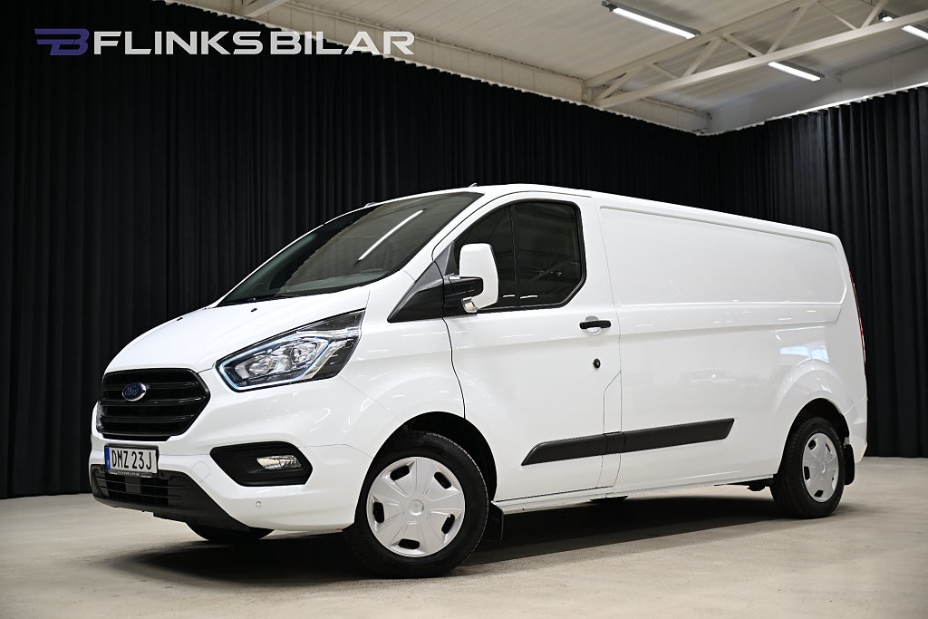 Ford transit Custom 130HK L2|Automat|Inredd|Drag|Värmare|Backkamera