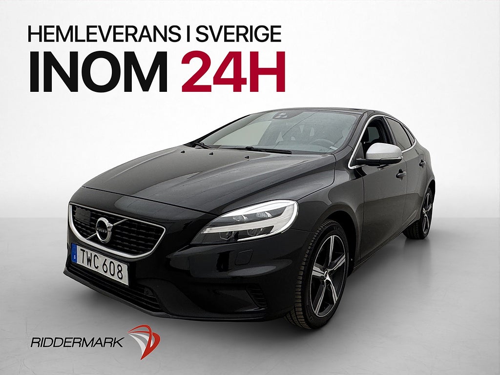 Volvo V40 D2 120hk R-Design VOC Värm Kamera BLIS Adapt-Fart