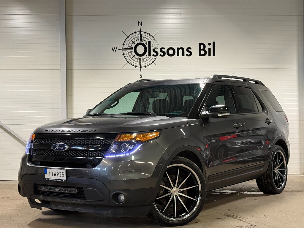 Ford Explorer 3.5 V6 4WD Aut 7sits Drag Pano BLIS Läder B-kam 22"