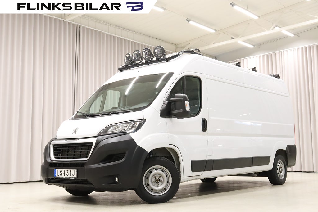 Peugeot Boxer 165HK L3H2 Lång Drag Webasto Backkamera Moms