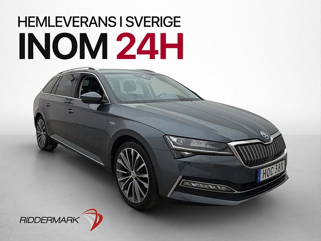 Skoda Superb 1.4 TSI iV L&K Drag Värm Kamera Canton Skinn