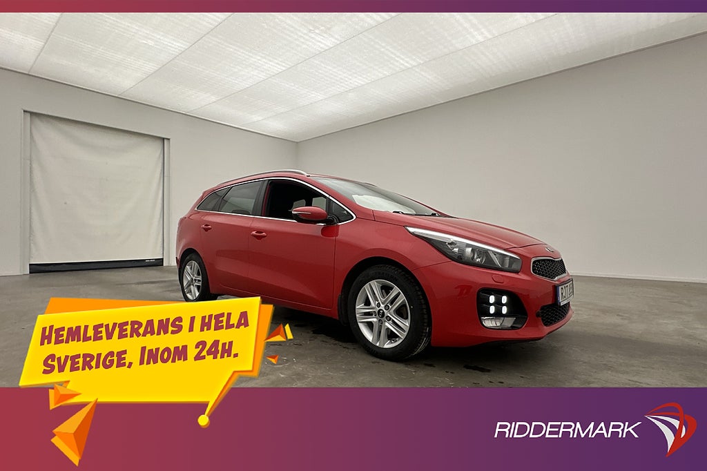 Kia Ceed SW 1.6 CRDi GT-Line Kamera Rattvärme Värmare Drag