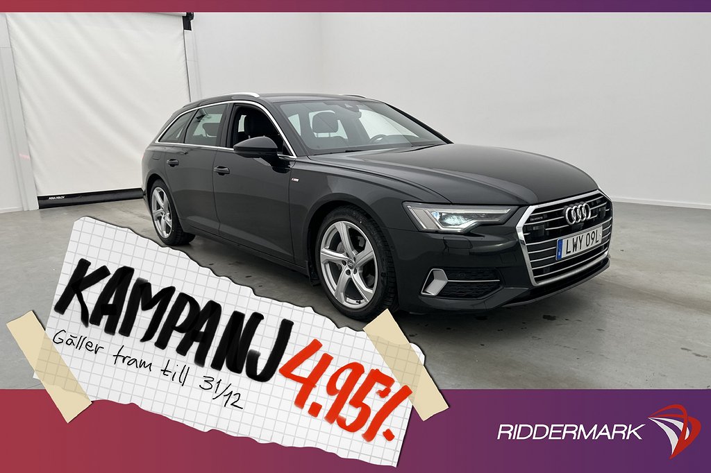 Audi A6 Avant 40 TDI Quattro S-Line Cockpit Matr 4,95% Ränta