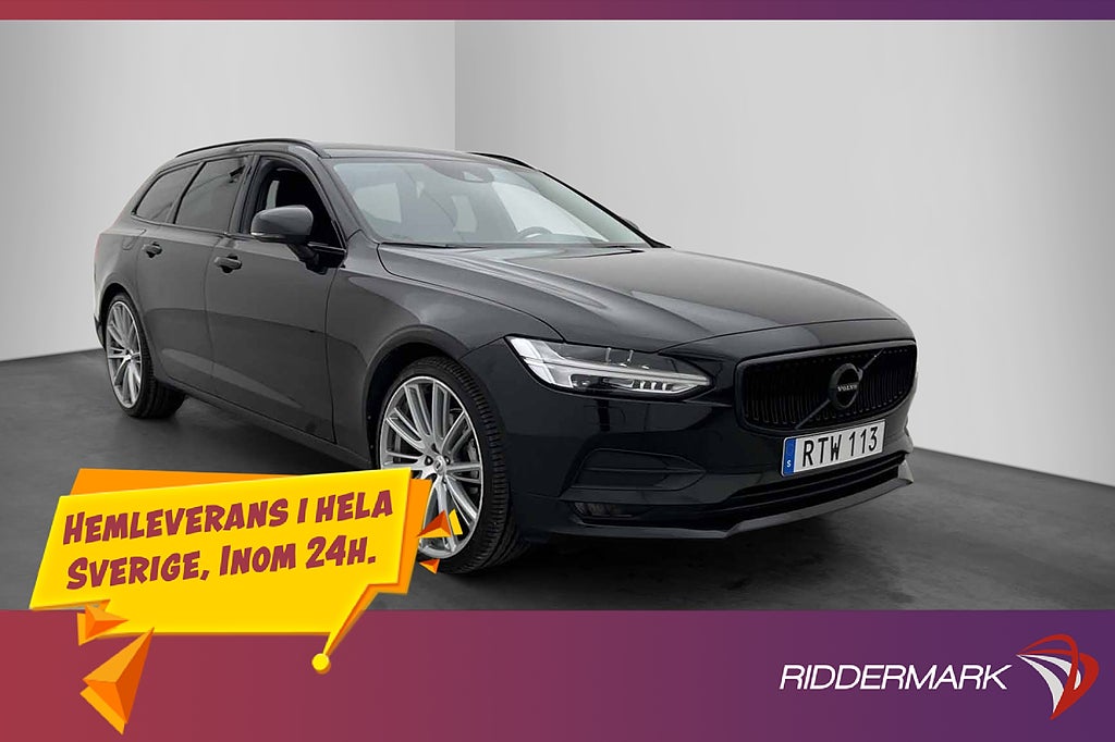 Volvo V90 T5 Momentum VOC Värmare HUD Kamera CarPlay BLIS