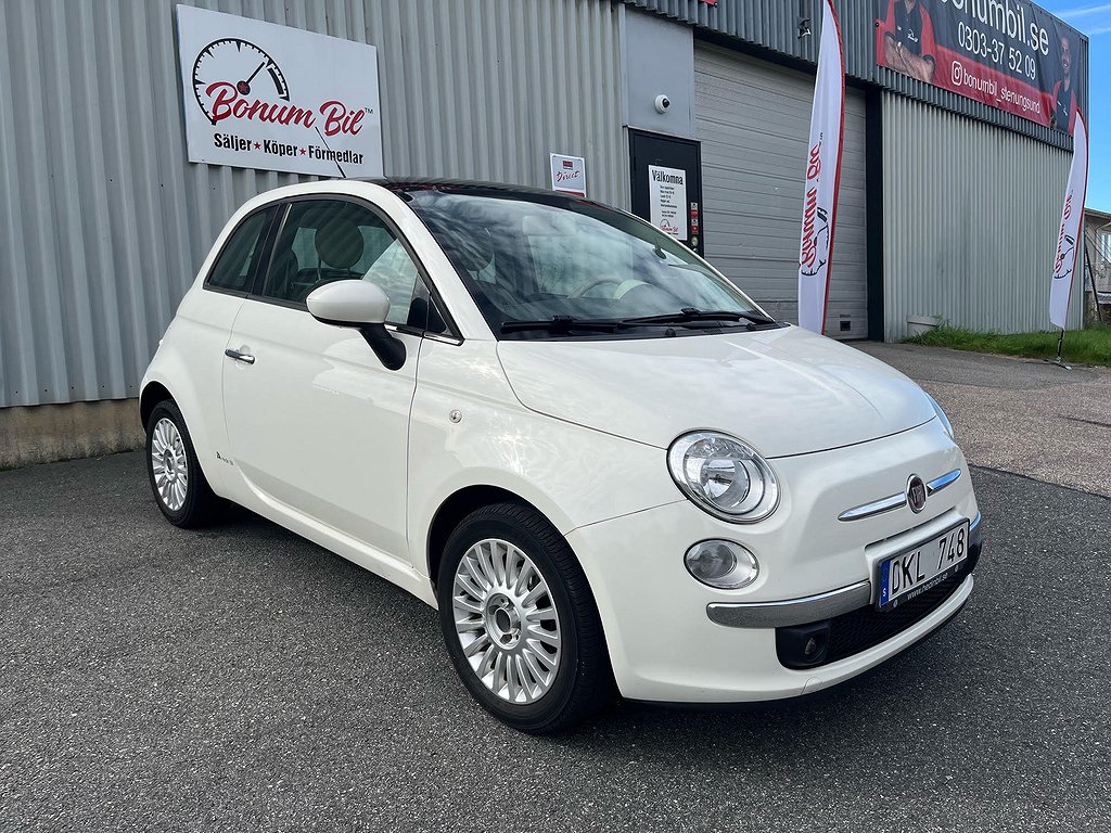 Fiat 500 1.2 8V Lounge Euro 5 Nyservad I Ny besiktad