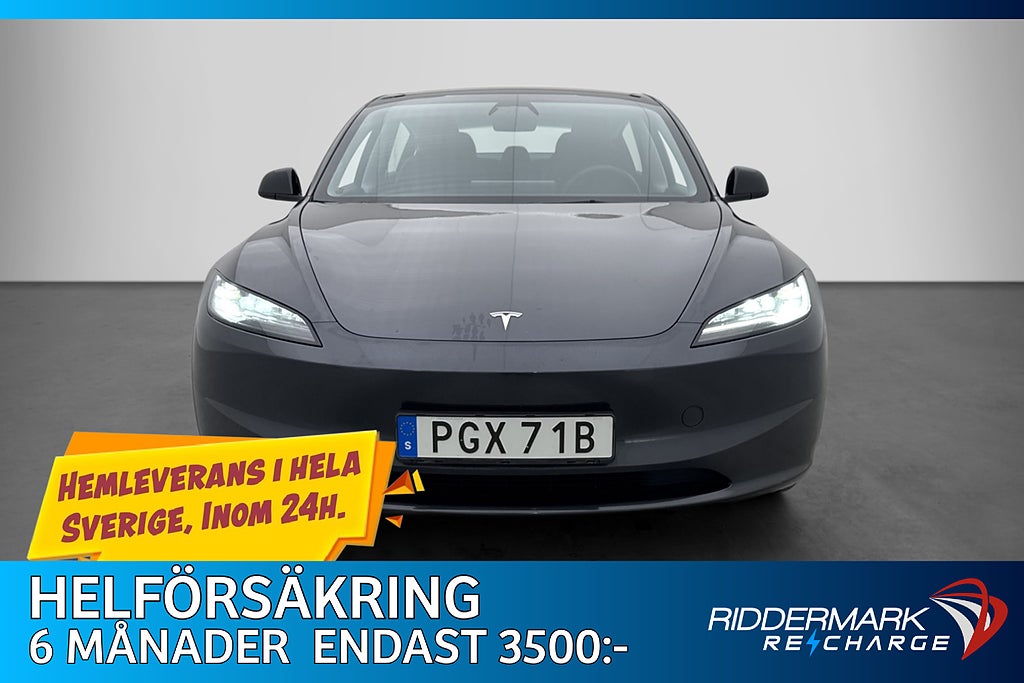 Tesla Model 3 Long Range AWD Pano Autopilot Svensksåld
