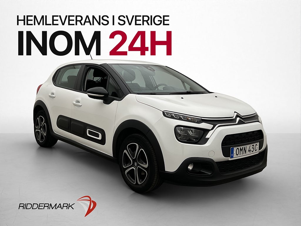 Citroen C3 1.2 PureTech CarPlay 0,55l/mil ISOFIX Nybes