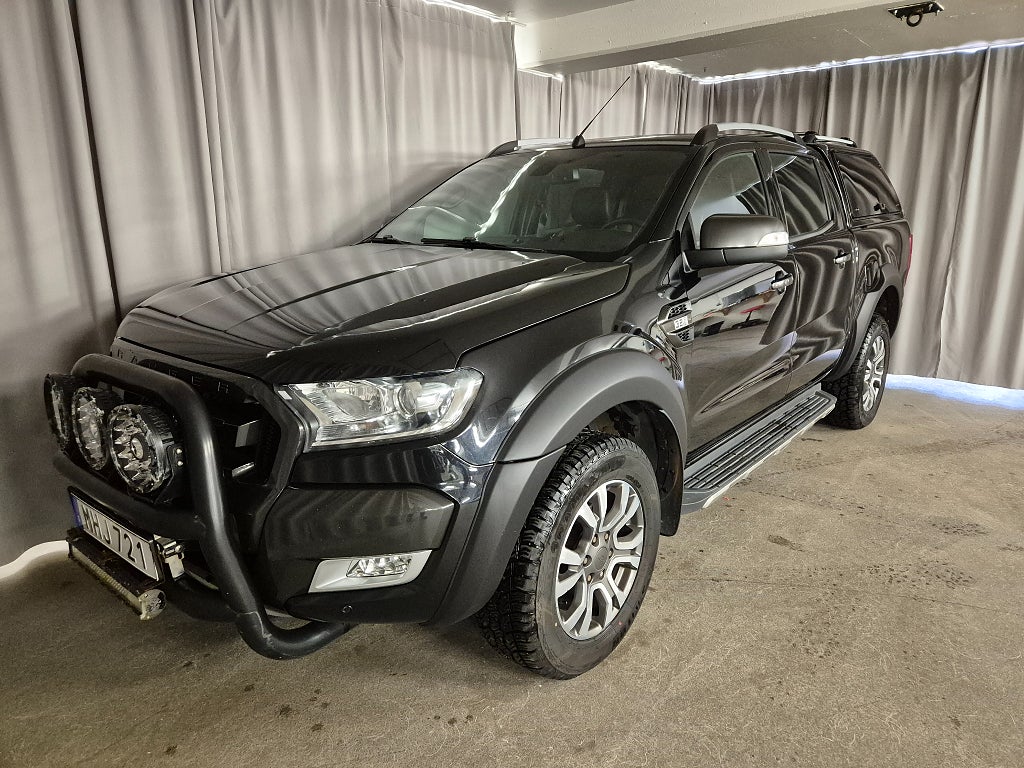 Ford Ranger Dubbelhytt 3.2 TDCi 4wd Automat GPS Drag Kåpa Xtra ljus