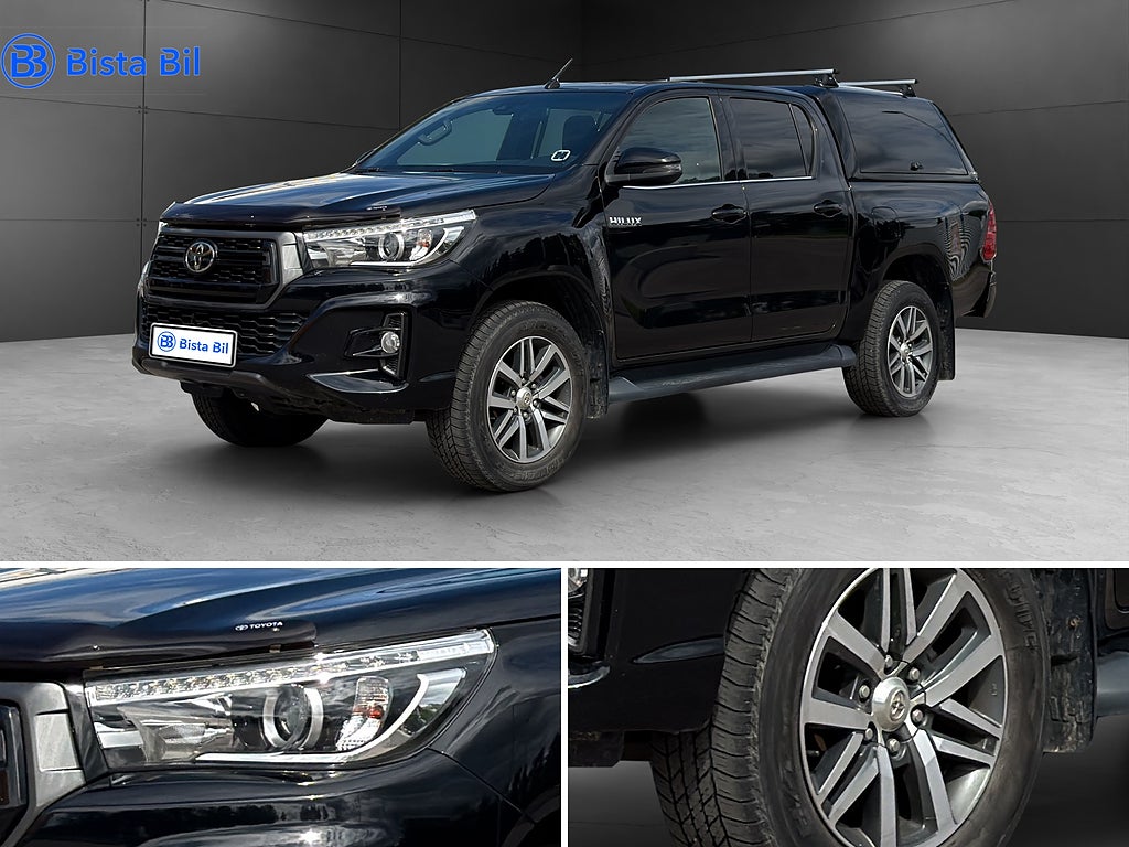 Toyota Hilux DUBBELHYTT 2.4 AWD ULTIMATE / VÄRMARE / KÅPA 150Hk