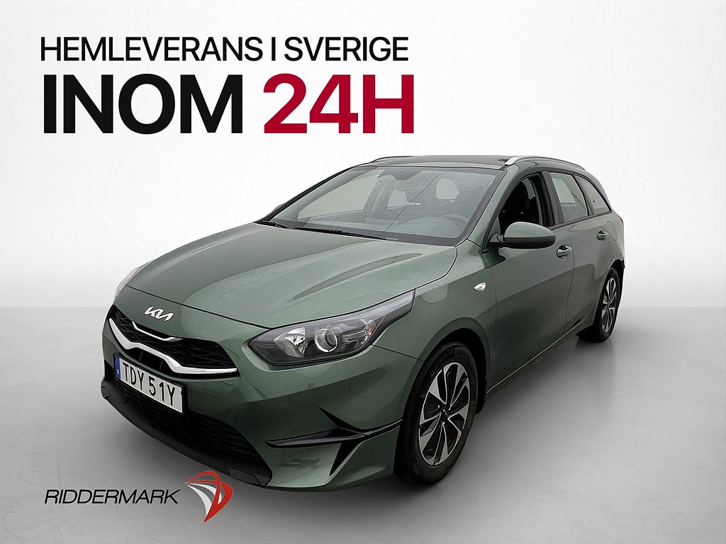 Kia Ceed 1.5 T-GDI 140hk Kamera Navi 1-Ägare