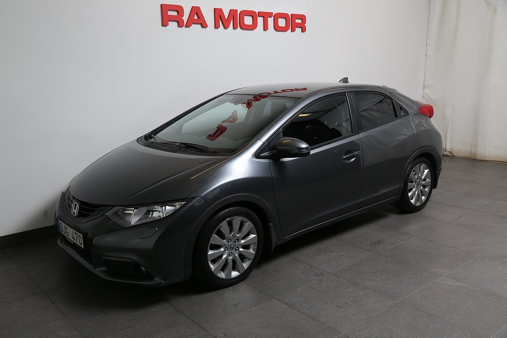 Honda Civic 1,8 i-VTEC 142hk Sport Aut 5d Backkamera Drag 2012