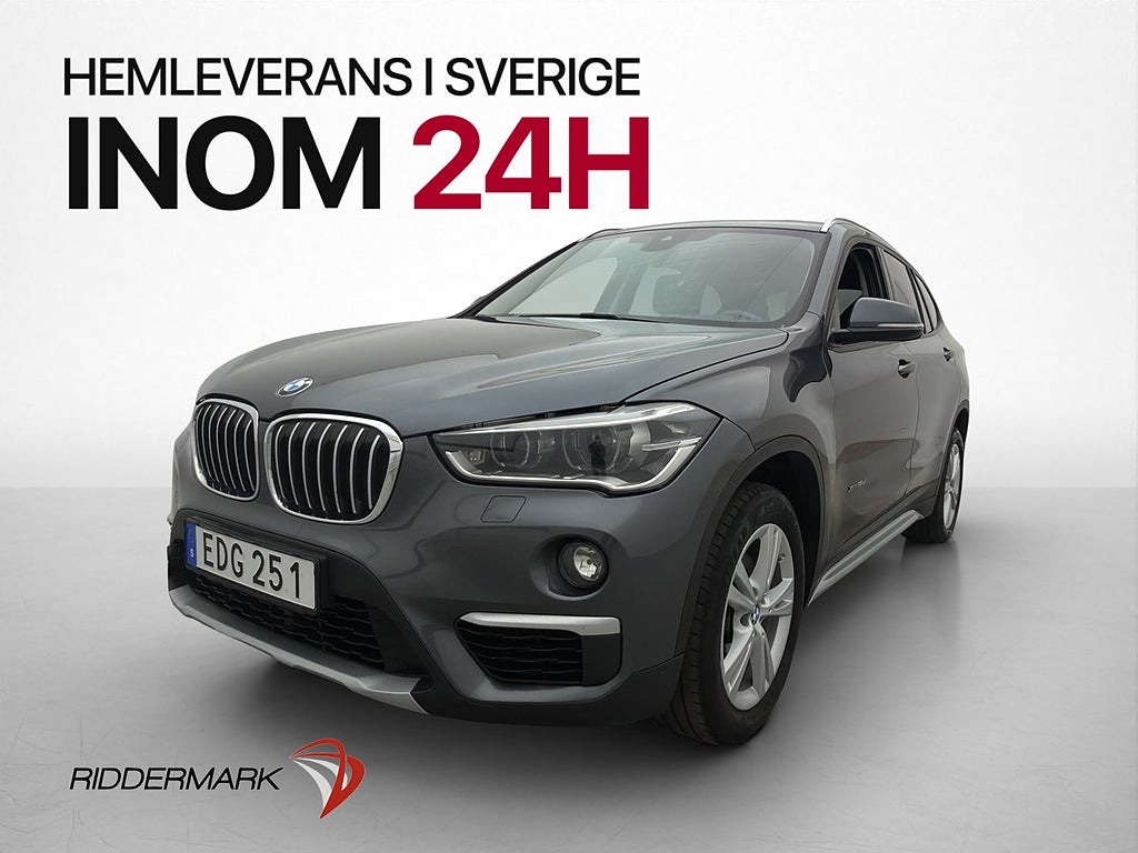 BMW X1 xDrive18d xLine Kamera Drag Keyless Rattvärme 150hk