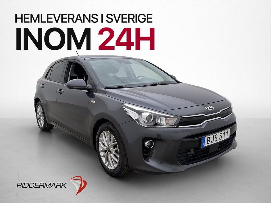 Kia Rio 1.2 CVVT 84hk Advance Plus Kamera CarPlay Rattvärme