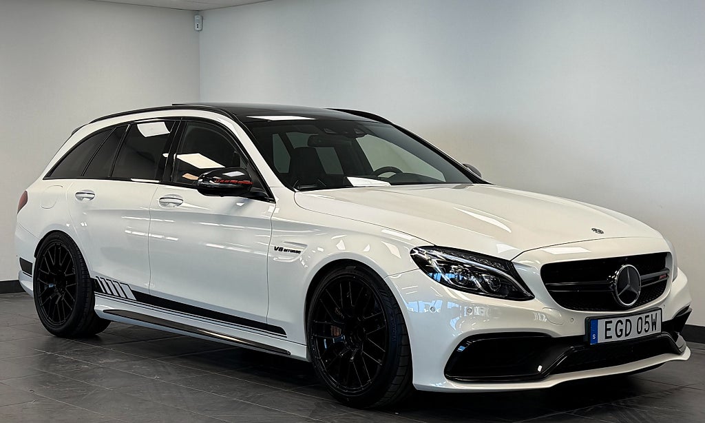 Mercedes-Benz AMG C63 S Edt 1. *Keramiska*Pano*Skal*Burm*360°*Carbonpkt*