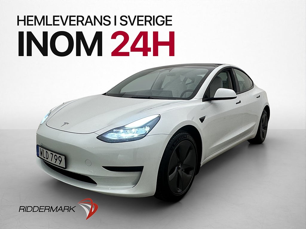 Tesla Model 3 Standard Range Värmepump Autopilot Rattvärme
