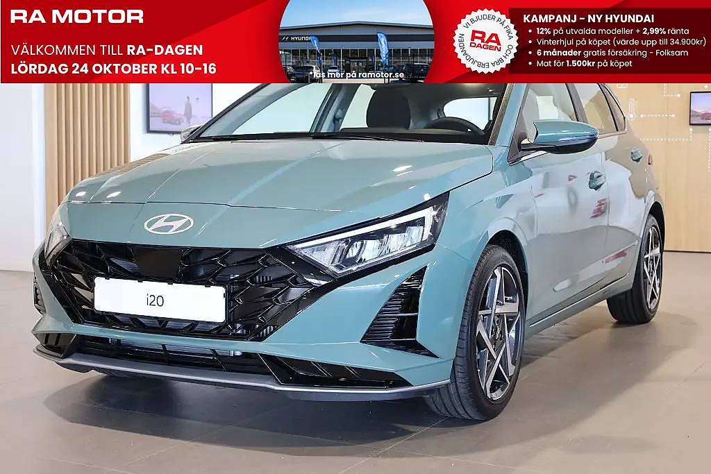 Hyundai i20 DCT Advanced Sollucka *Lagerbil för snabb leverans 2026