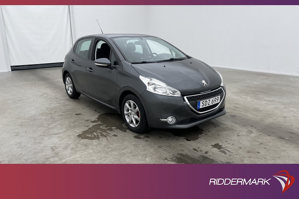 Peugeot 208 1.2 VTi 82hk Active Farthållare En-Brukare