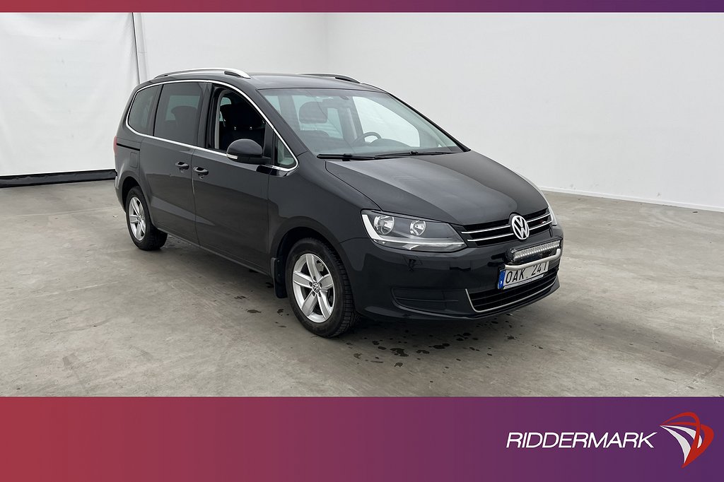 Volkswagen Sharan 2.0 TDI 140hk 7-sits Farthållare Välservad