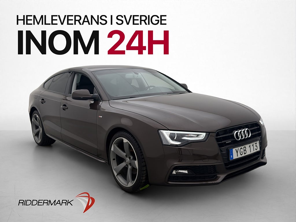 Audi A5 2.0 TDI 190hk Quattro S-Line 2 Brukare