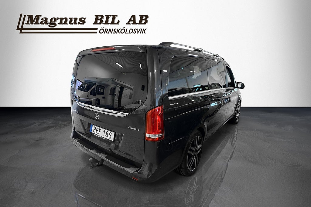 Mercedes-Benz V 250d 4MATIC 9G-Tronic Drag 360° P-värm Skinn 7sits miniatyr 3