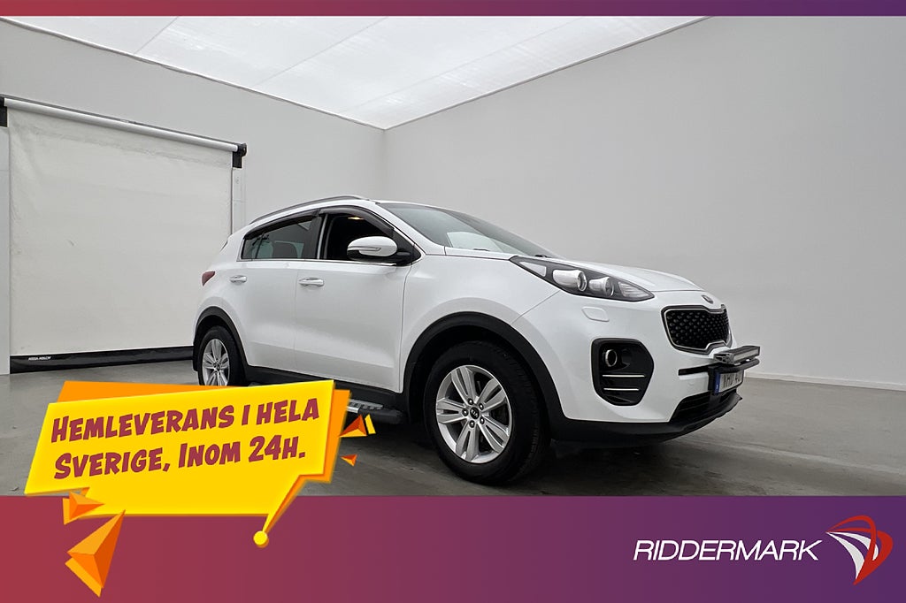 Kia Sportage 1.6 GDI 132hk Advance Kamera Rattvärme Navi