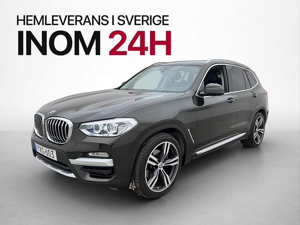 BMW X3 xDrive20d 190hk D-Värmare B-Kamera Navi Halvskinn