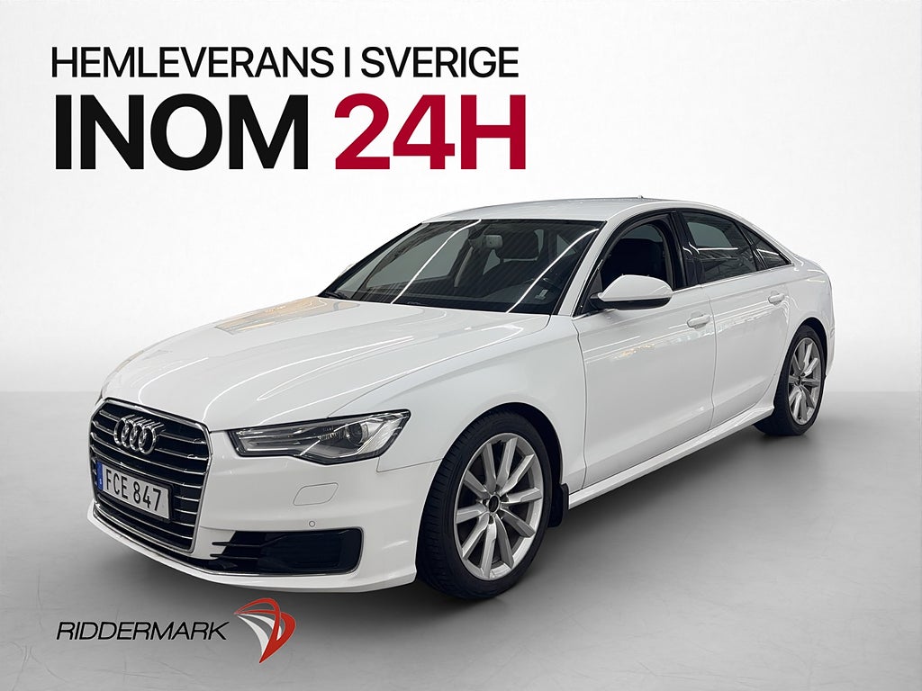 Audi A6 2.0 TDI 190hk Sport Edition Keyless Sensor Bluetooth