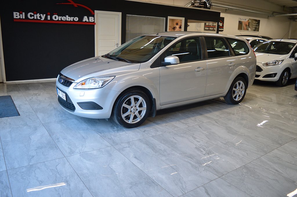 Ford Focus 1.8 (125hk) Flexifuel AUX-ingång / M-Värmare / Nyservad & Besikt