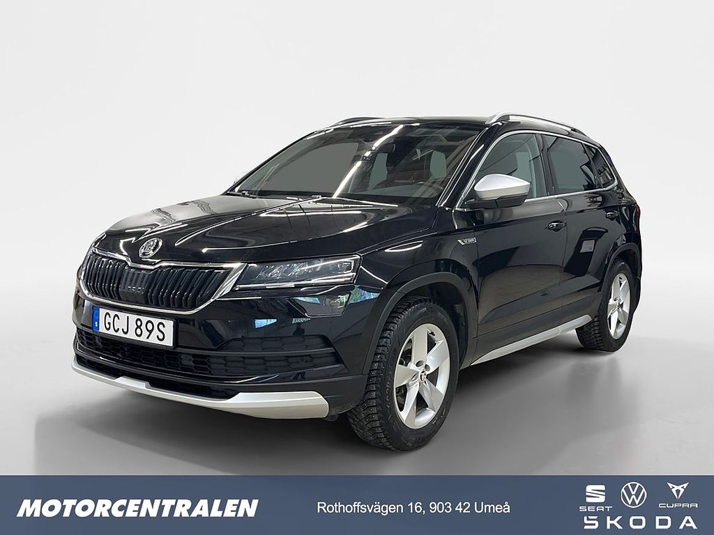 Skoda Karoq SCOUT 2,0TDI 150HK 4x4 /familjevänlig/drag/Fjärrvä