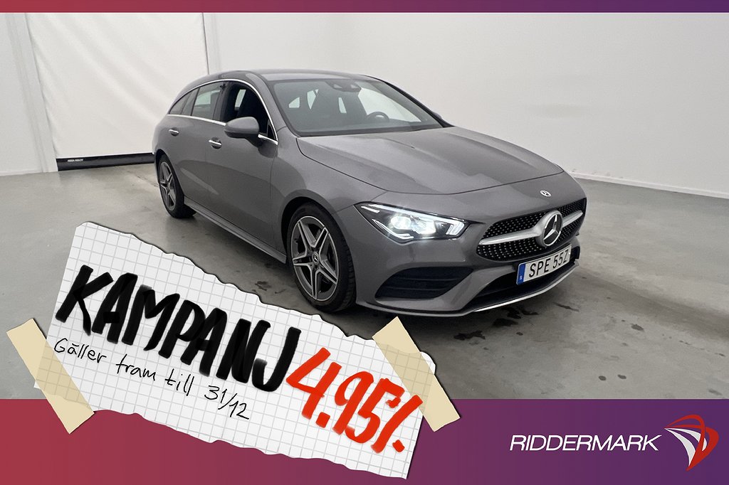 Mercedes-Benz CLA 200 SB 163hk AMG Burm Wide 4,95% Ränta