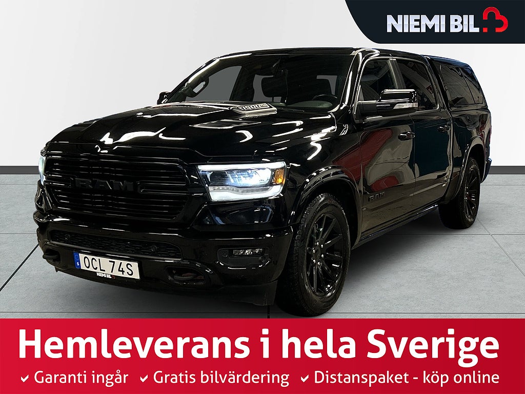 RAM 1500 Crew Cab 5.7 V8 4x4 Laramie Black Edition MOMSAD/VÄLUTRUSTAD