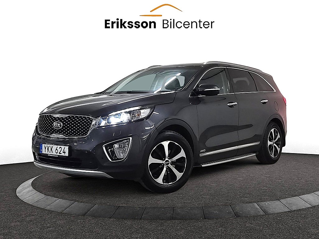 Kia Sorento 2.2 CRDi AWD 200hk Business B-kam/Navi/Skinn/Drag/Eu-6