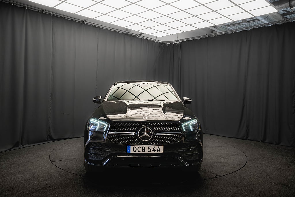 Mercedes-Benz GLE 350 de 4M Coupé AMG PANO LUFT 22" BUR HUD MOMS DRAG