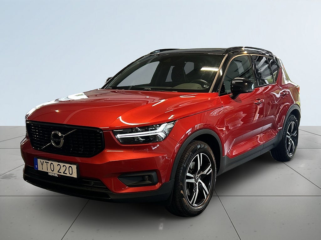 Volvo XC40 D4 AWD Aut R-Design Pano/Drag/Dvärm/Kamera/Adap.Fhåll