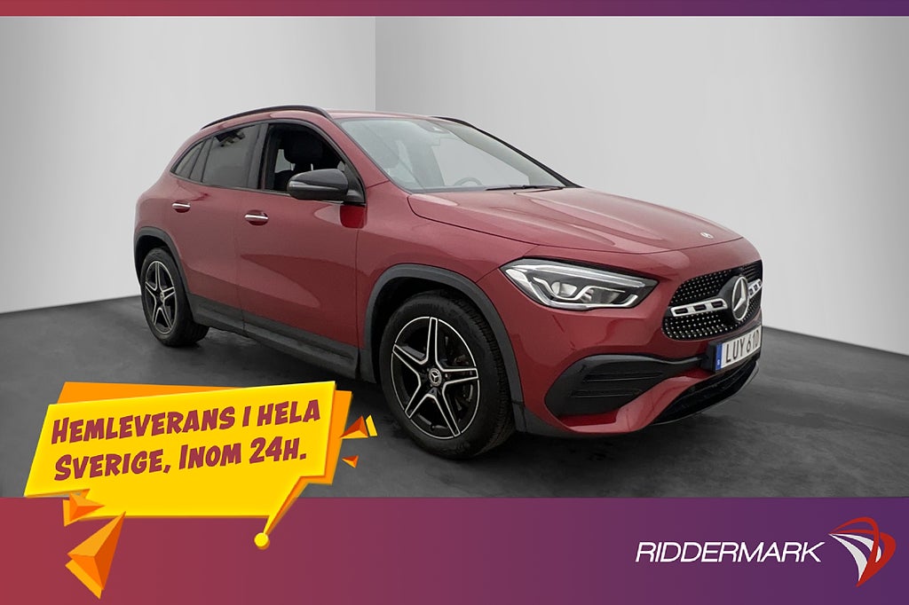 Mercedes-Benz GLA 200 AMG Wides Kamera Halvskinn Navi Drag