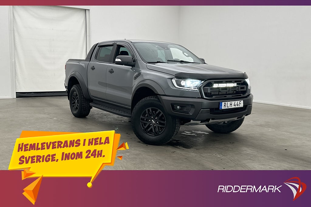 Ford ranger Raptor 213hk 4x4 Värmare Dragkrok B-Kamera Diff