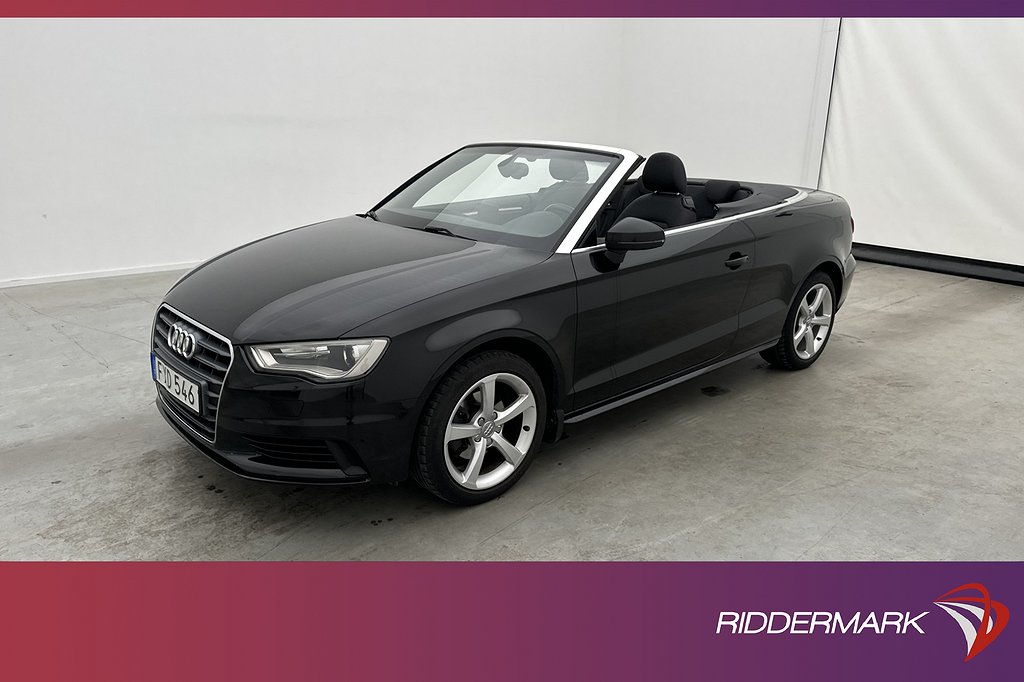 Audi A3 Cabriolet TFSI 125hk Sensorer Farthållare Bluetooth