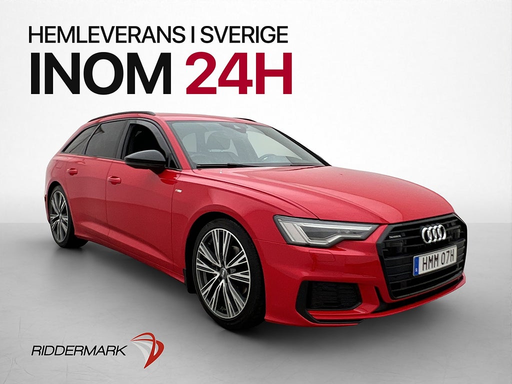 Audi A6 40 TDI Q S Line Värmare Drag Sensorer Adaptiv-Fart