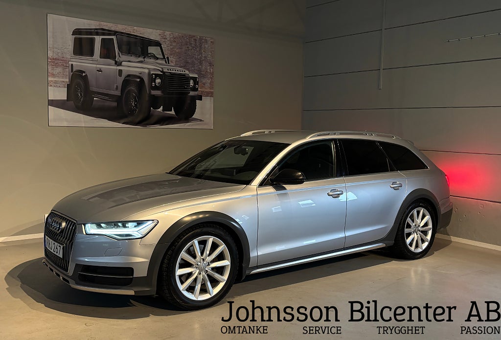 Audi A6 Allroad Quattro 3.0 TDI Svart Optik Luft-F Drag MMI+ 