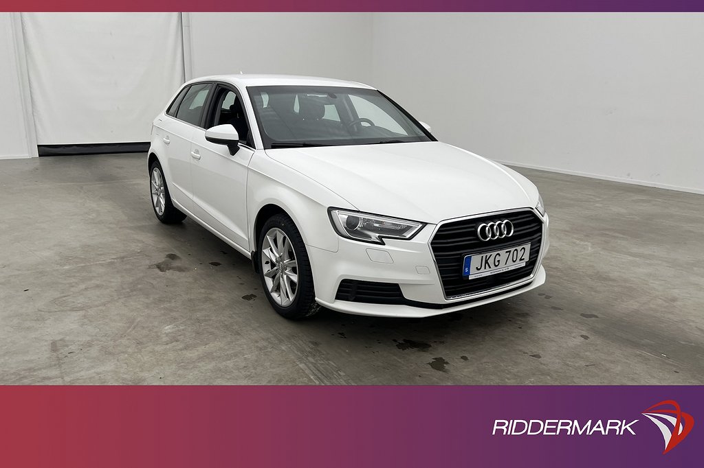 Audi A3 1.0 TFSI 116hk Comfort Sensorer BT Keyless