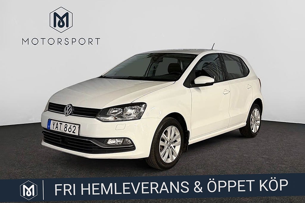 Volkswagen Polo 5-dörrar 1.2  Bluetooth Full servicehistorik välvårdad