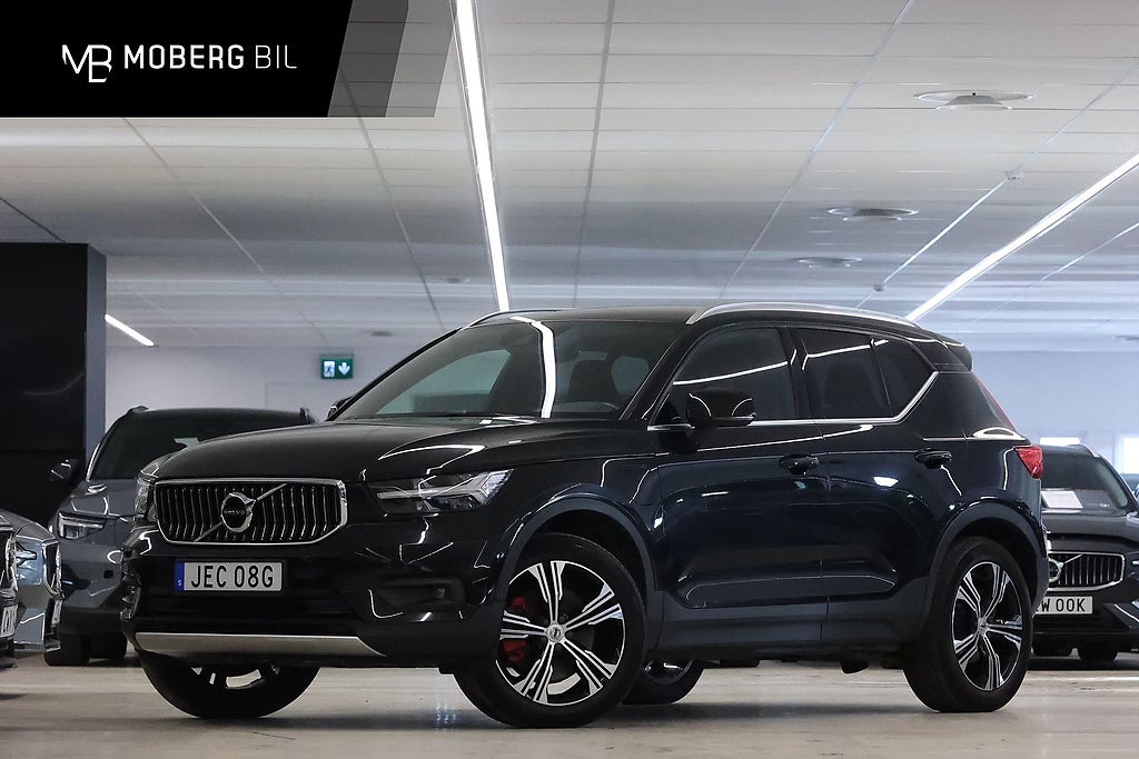Volvo XC40 Recharge T4 DCT 211hk Inscription H/K Läder Keyless Drag