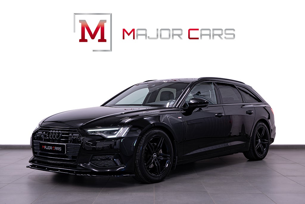 Audi A6 Avant 40 TDI Q S-Line Matrix Maxton Svart Optik Drag