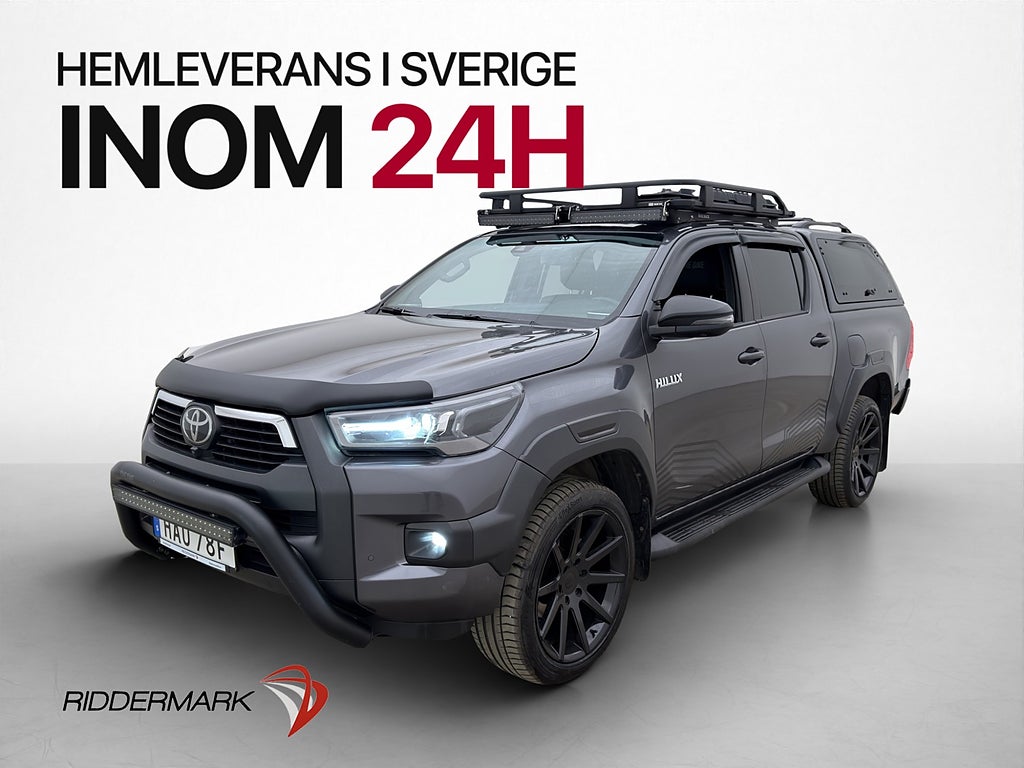 Toyota Hilux Invincible 2.8 4WD Dragkrok JBL Diff Kåpa Moms