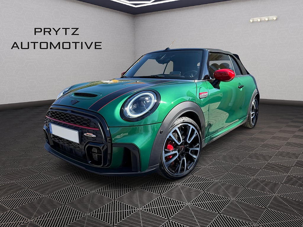MINI John Cooper Works Cab 231hk / Svensksåld / British Racing Green / Unikum 