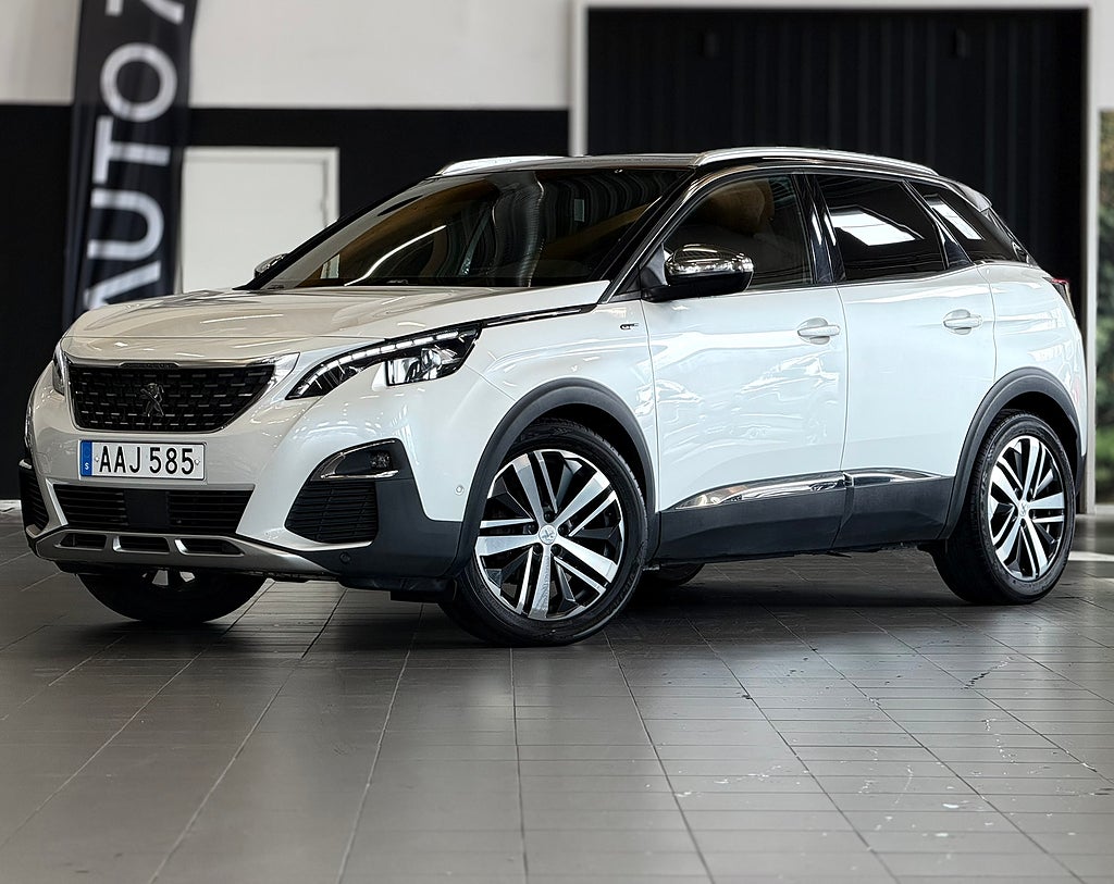 Peugeot 3008 2.0 BlueHDi 180hk Aut/GT/Panorama/Drag/Navi/El baklucka