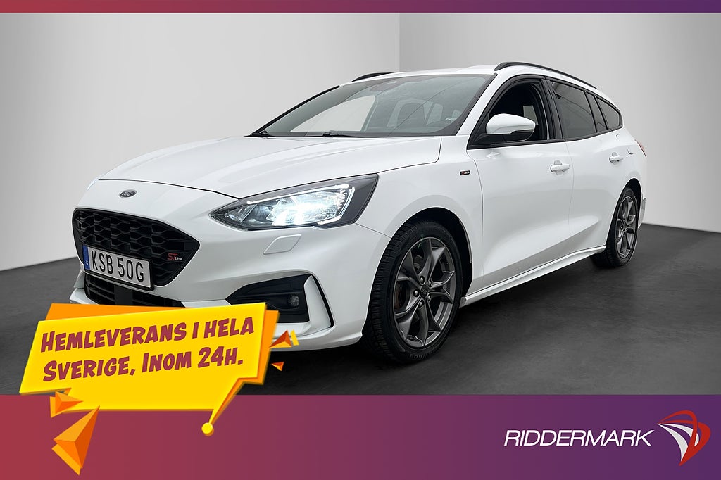 Ford Focus 1.0 EcoBoost 125hk ST-Line Kamera CarPlay