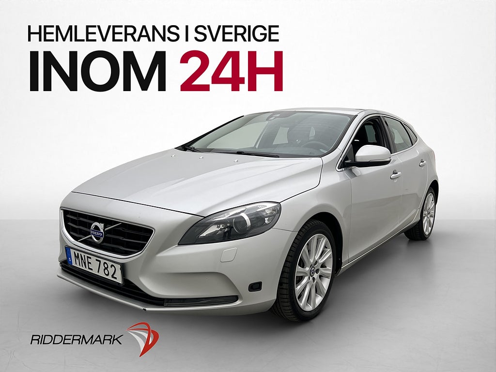 Volvo V40 D4 Summum Värmare Kamera Elstol Skinn Bluetooth
