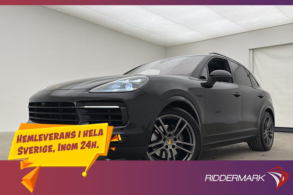 Porsche Cayenne E-Hybrid Chrono Pano Luftfjä BOSE Sportavgas