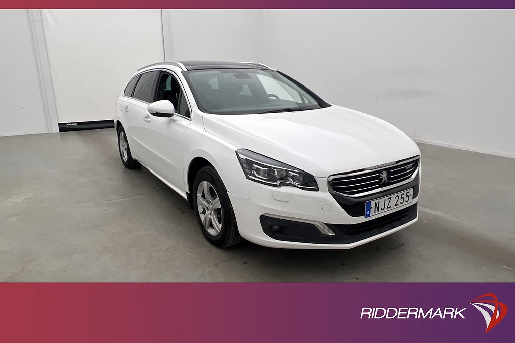 Peugeot 508 SW BlueHDi 120hk Panorama HUD Sensorer Elstolar